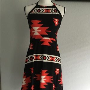 Black and Red  Sleeveless strap dress size M